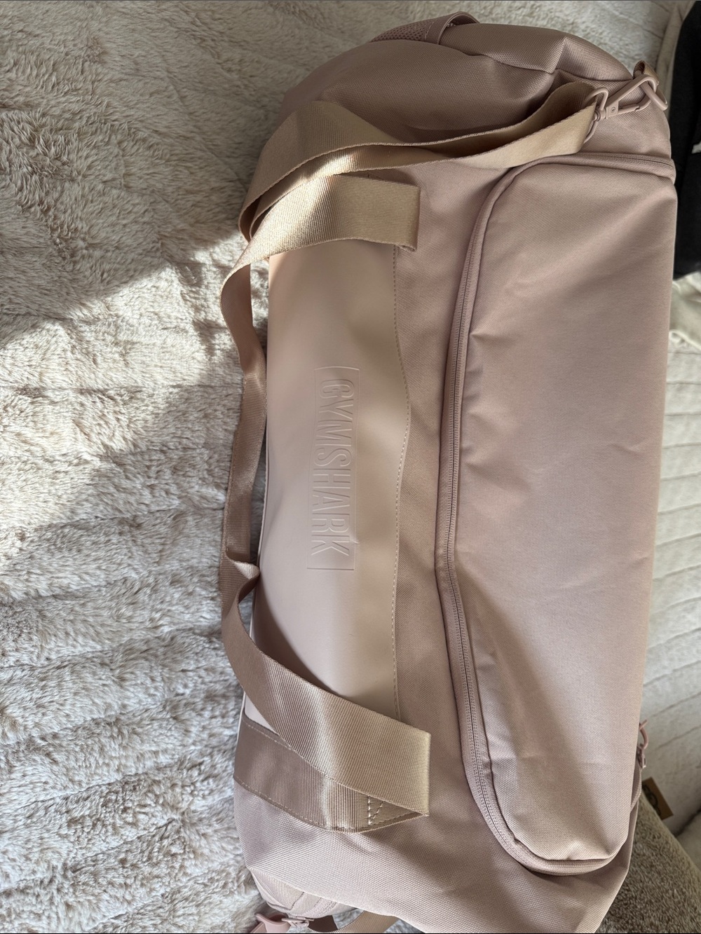 Gym shark new pink gym bag